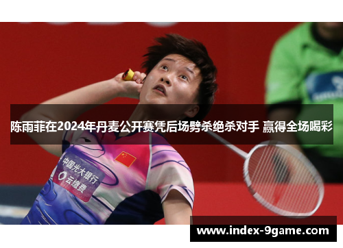陈雨菲在2024年丹麦公开赛凭后场劈杀绝杀对手 赢得全场喝彩